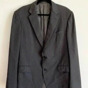 Loro Piana 100% Wool Italian Suit Jacket Men’s Business Coat Gray Blazer 54L